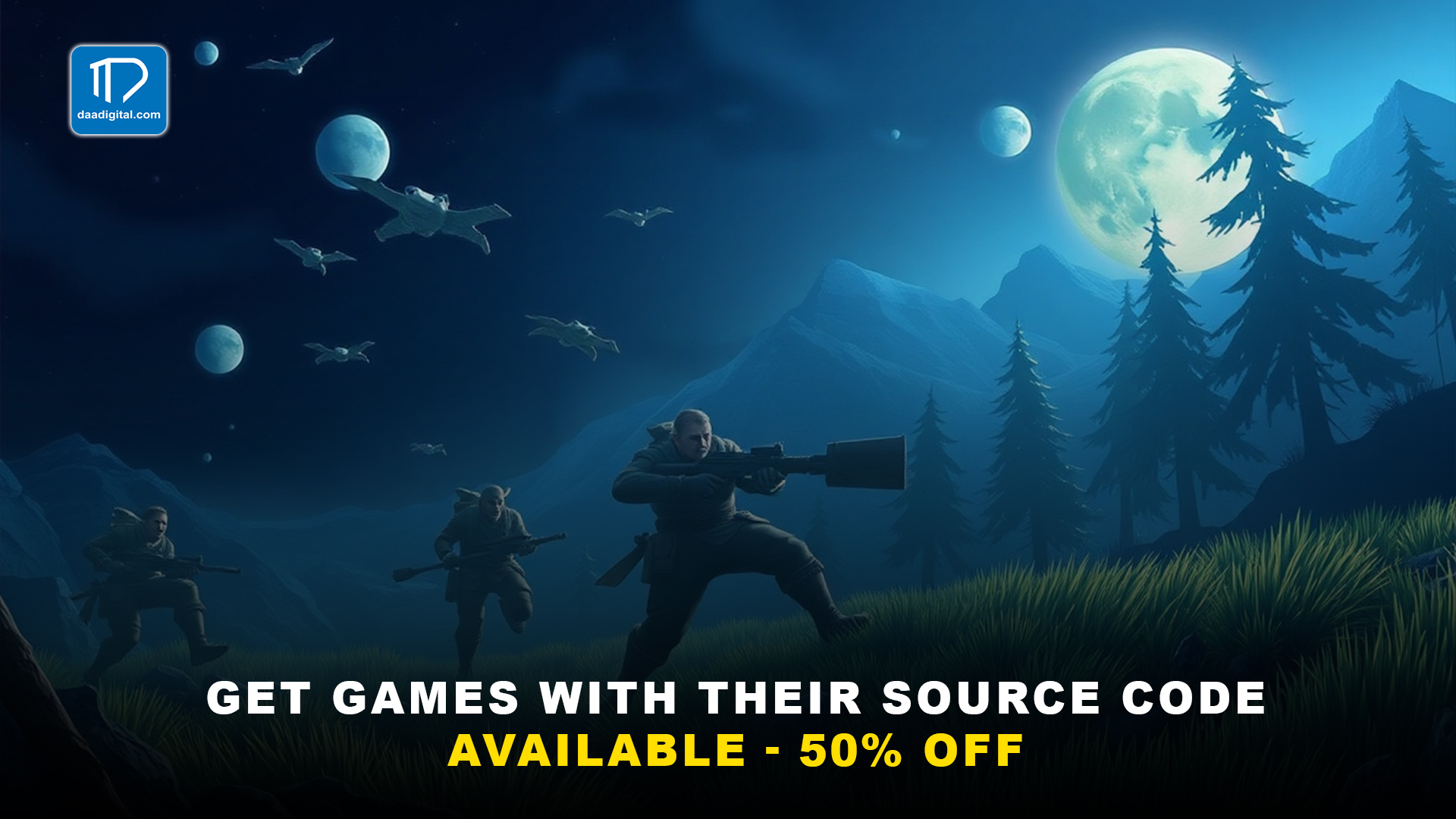 Get Games with Their Source Code Available - 50% Off - Daadigital